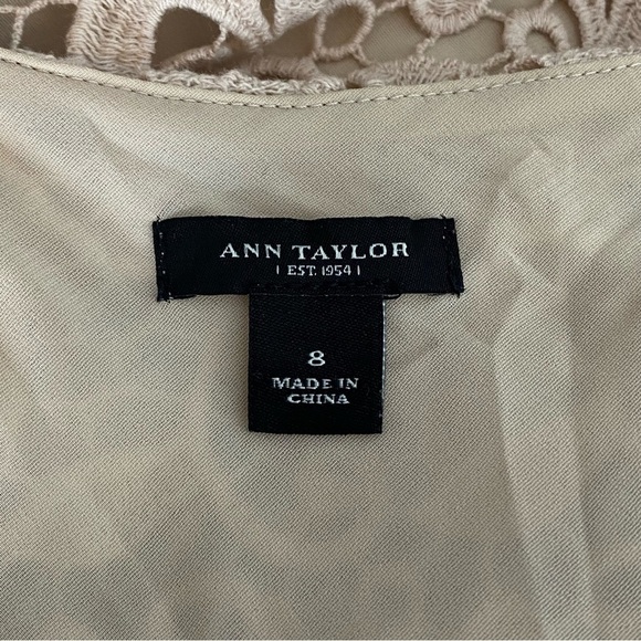 Ann Taylor Embroidered Lace Top - Picture 7 of 8